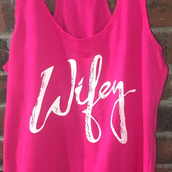 NEXT LEVEL APPAREL❤️ “WIFEY” HALTER TANK Sz Small - Picture 10 of 12